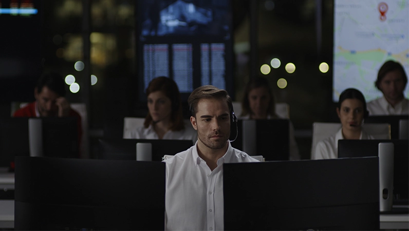 Alarmstasjonen hos Verisure Alarmstasjonen hos Verisure