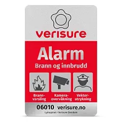 Alarmskilt Alarmskilt